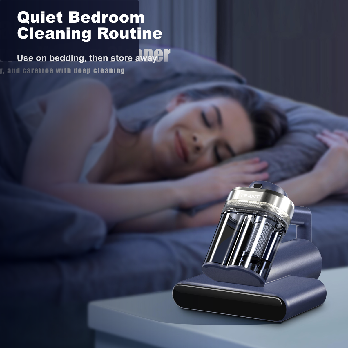 mattress vacuum quiet bedroom cleaning routine