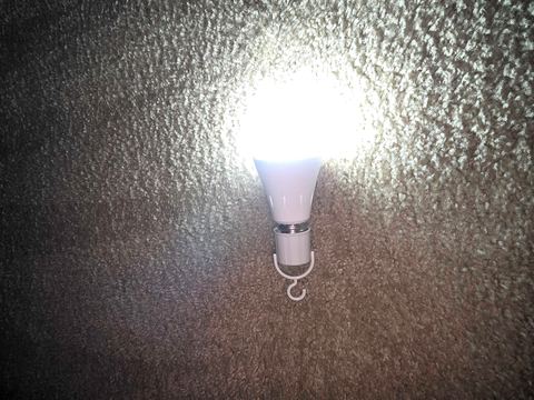 Customer photo for Rechargeable Emergency LED Light Bulbs 10-Pack