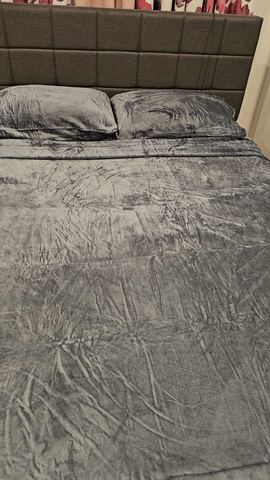 Customer photo for Velvet Plush Flannel 4-Piece Sheet Set Bundle