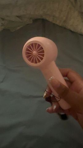 Customer photo for BOGO Handheld Cooling Fan, 5-Speed 4000mAh Rechargeable