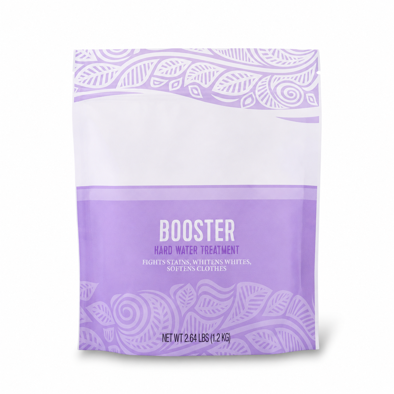 2.64 lb laundry booster and hard water treatment powder pouch