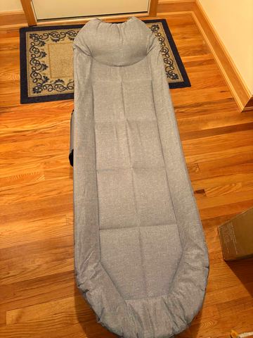 Customer photo for Adjustable Folding Camping Cot