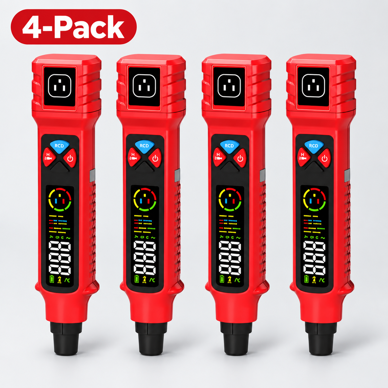 4 pack outlet circuit and voltage tester pens