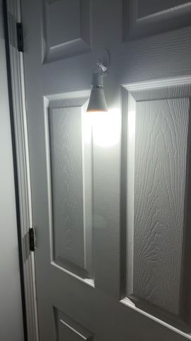 Customer photo for Rechargeable Emergency LED Light Bulbs 10-Pack