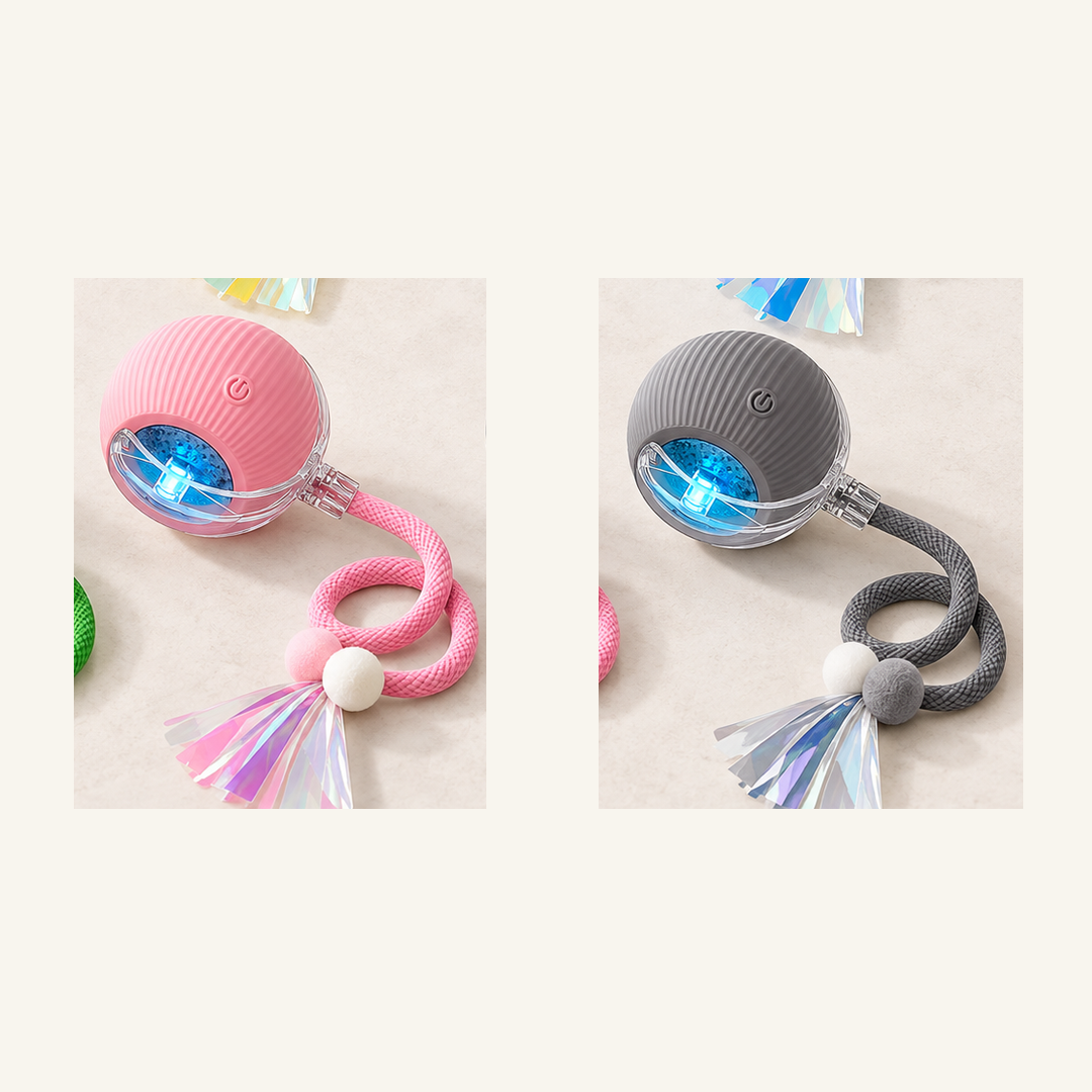 SKU image for pet teaser toy 2 pack Pink and Gray