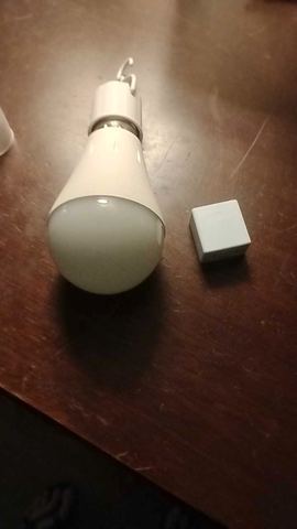 Customer photo for Rechargeable Emergency LED Light Bulbs 10-Pack