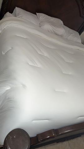 Customer photo for Double-Stuffed All-Season Comforter