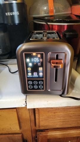 Customer photo for 4-Slice Digital Toaster with LCD Display & Wide Slots