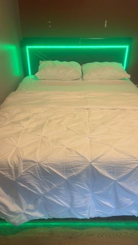 Customer photo for Queen Pintuck 7-Piece Comforter Set