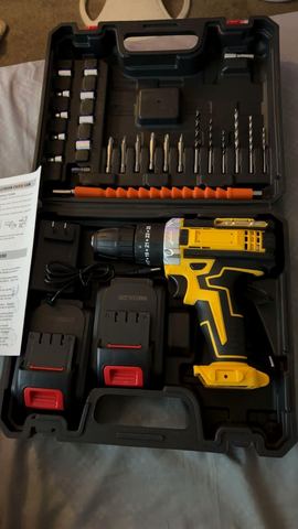 Customer photo for 21V Cordless Drill Tool Set BOGO