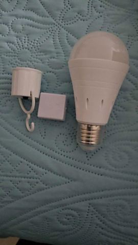 Customer photo for Rechargeable Emergency LED Light Bulbs 10-Pack