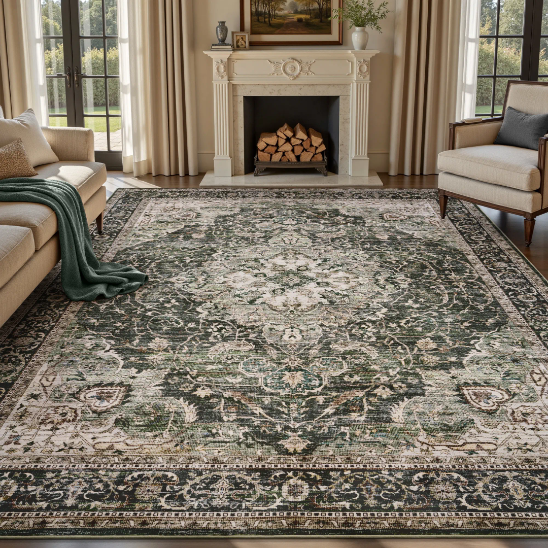 SKU image for BOGO rug style Velora - Dark Green/Multi