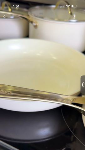 Customer photo for 10-Piece Ceramic Nonstick Cookware Set