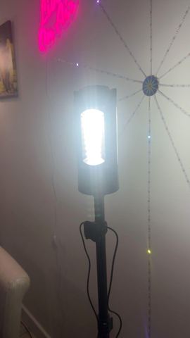 Customer photo for Rechargeable Tripod Camping Lantern with Remote