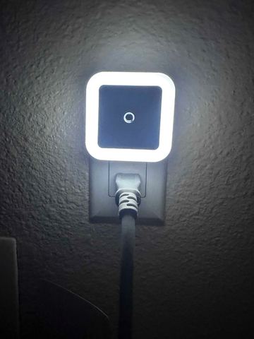 Customer photo for Dusk-to-Dawn LED Plug-In Night Light 20-Pack