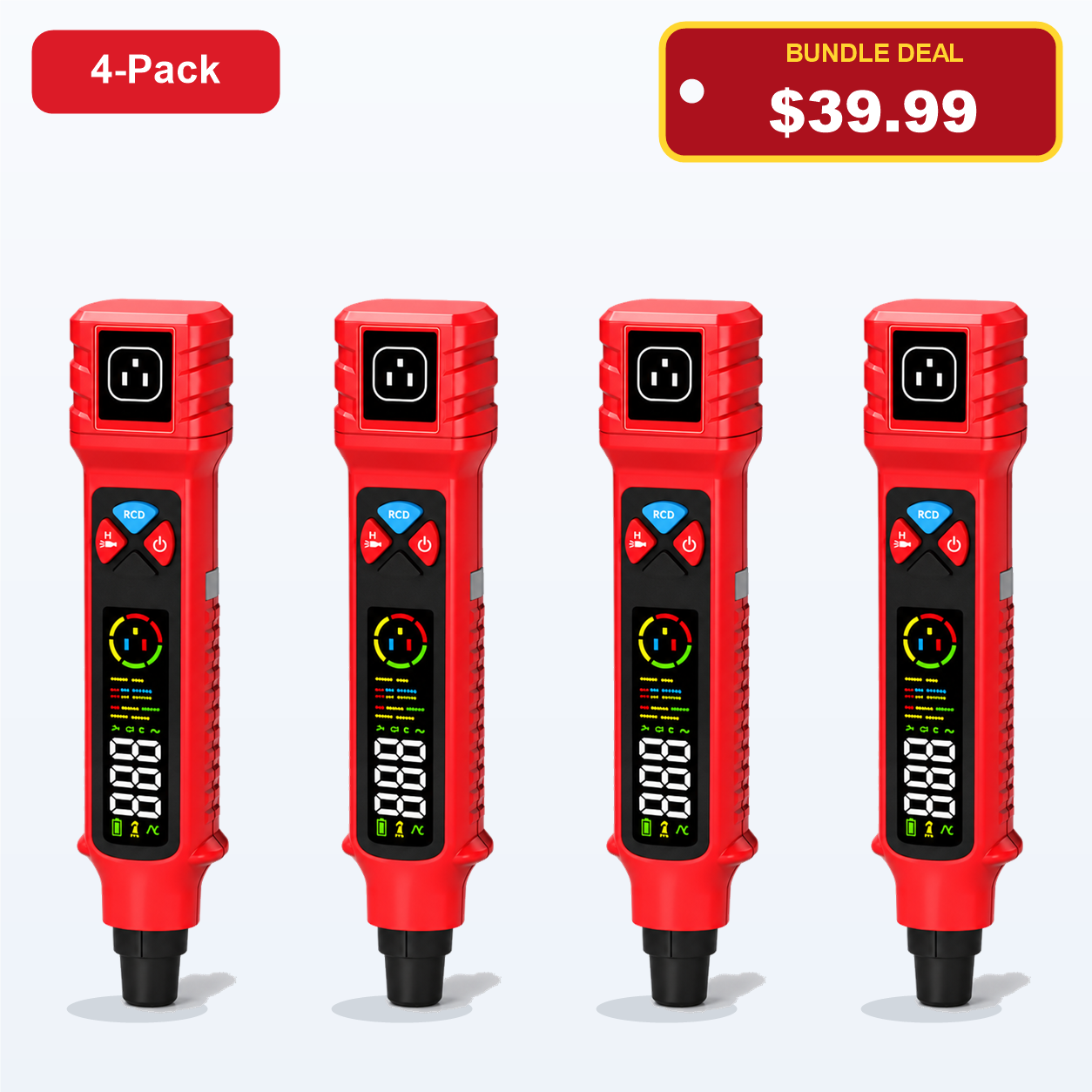 4-Pack outlet circuit and voltage tester pens bundle deal $39.99