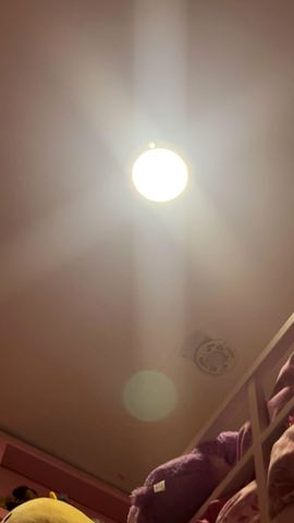Customer photo for Rechargeable Motion Sensor Ceiling Light Bundle
