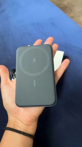 Customer photo for Magnetic 5000mAh Wireless Power Bank BOGO Bundle
