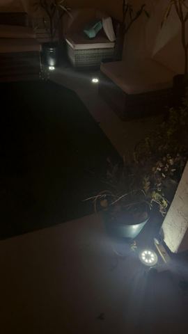 Customer photo for 24-Pack Solar Ground Lights
