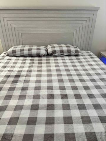 Customer photo for Velvet Plush Flannel 4-Piece Sheet Set Bundle