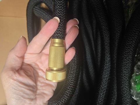 Customer photo for 100FT Heavy Duty Expandable Garden Water Hose 4-Pack