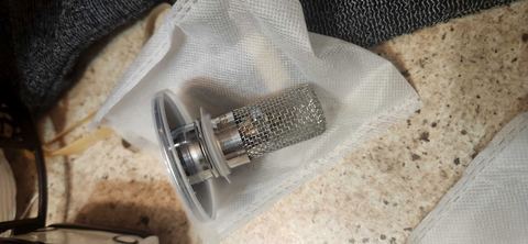 Customer photo for Stainless Steel Pop-Up Bathroom Sink Stopper Bundle