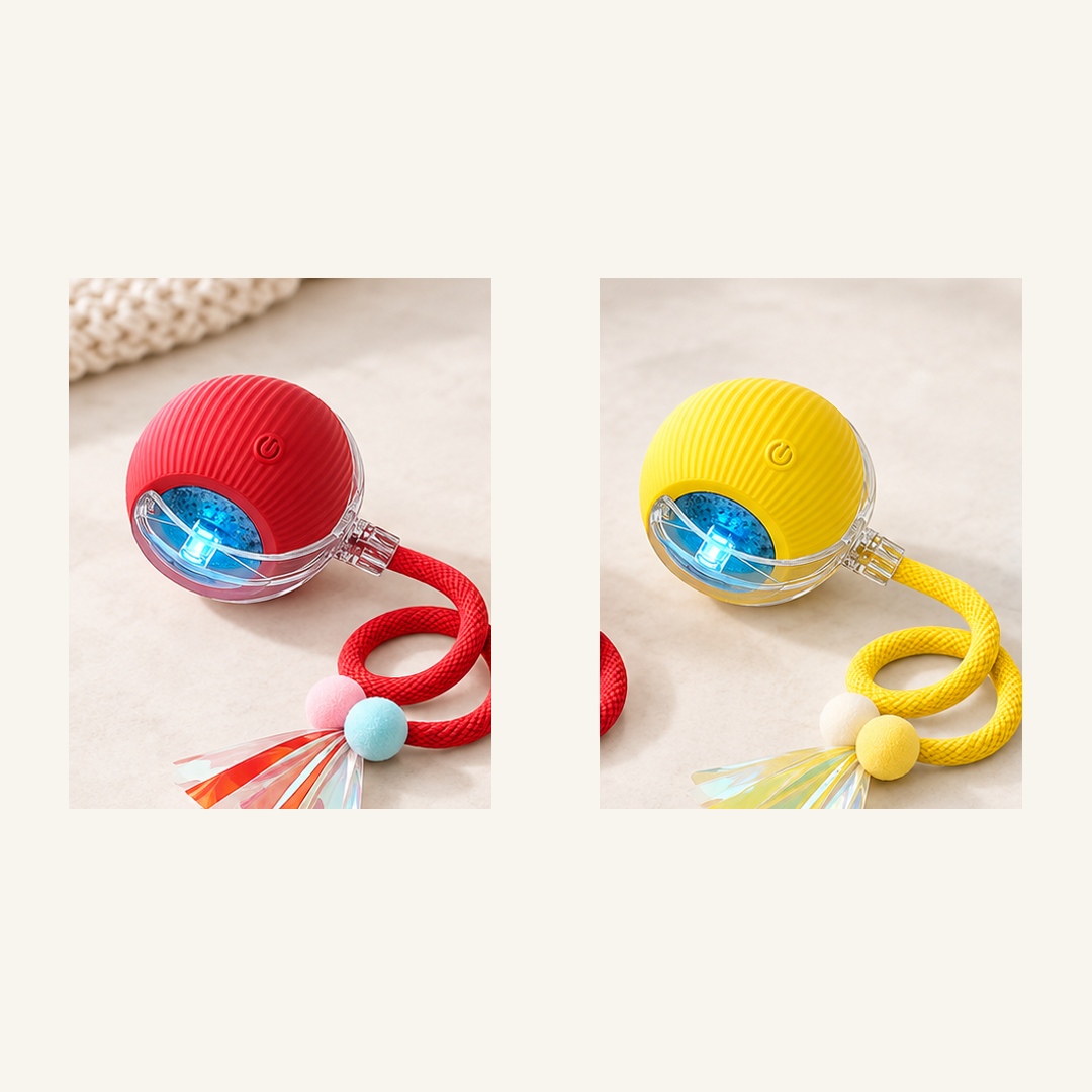 SKU image for pet teaser toy 2 pack Red and Yellow