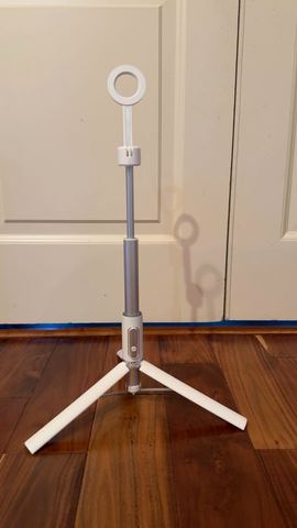 Customer photo for Magnetic Phone Tripod with HaloGlow Light BOGO Bundle