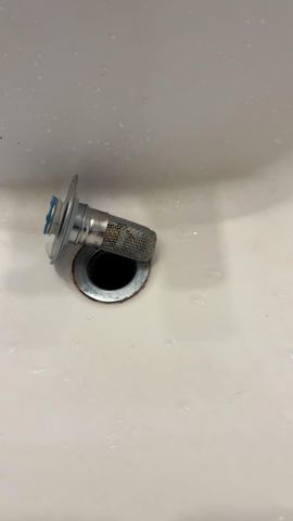 Customer photo for Stainless Steel Pop-Up Bathroom Sink Stopper Bundle