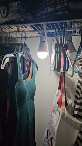 Customer photo for Rechargeable Emergency LED Light Bulbs 10-Pack