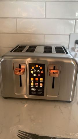 Customer photo for 4-Slice Digital Toaster with LCD Display & Wide Slots