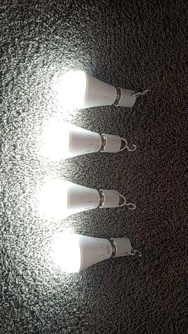 Customer photo for Rechargeable Emergency LED Light Bulbs 10-Pack