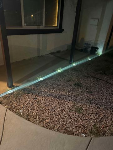 Customer photo for 24-Pack Solar Ground Lights