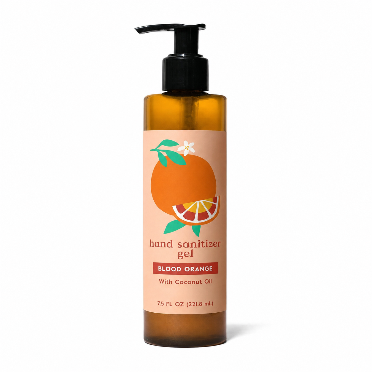 blood orange hand sanitizer gel pump bottle 7.5 fl oz