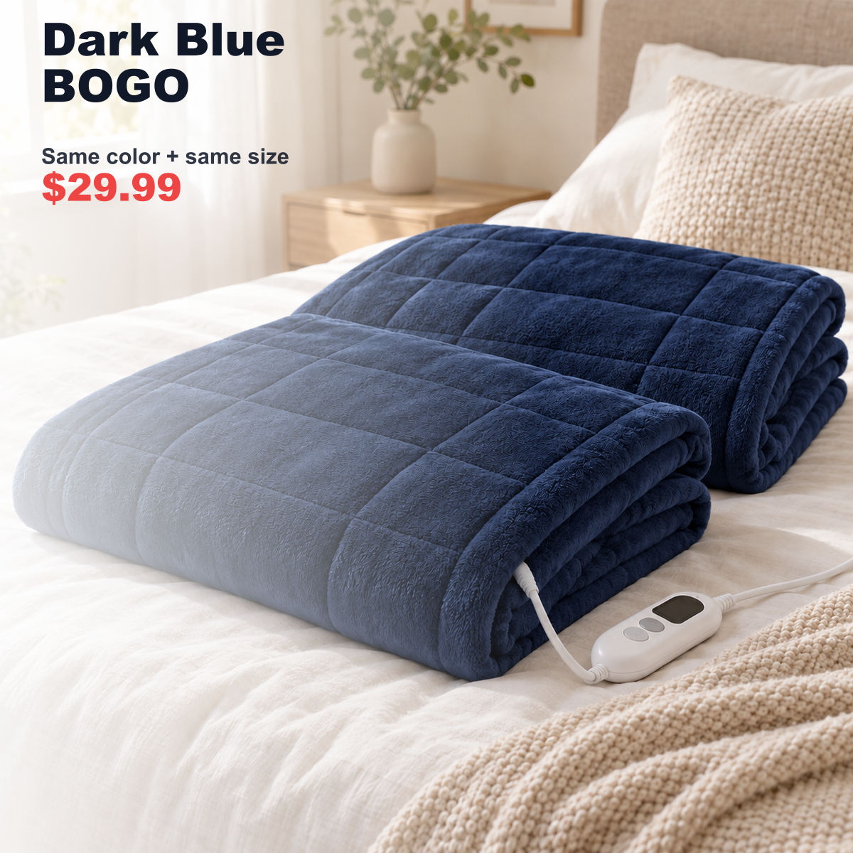 heating pad SKU image for Dark Blue