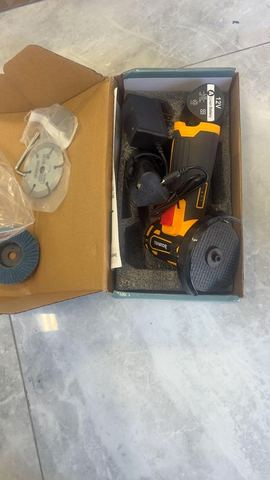Customer photo for 12V Mini Cordless Angle Grinder BOGO