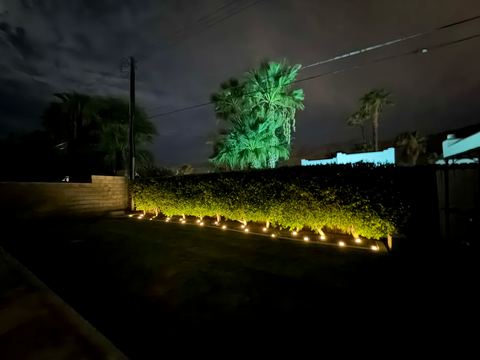 Customer photo for 24-Pack Solar Ground Lights