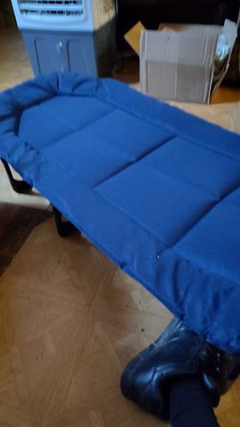 Customer photo for Adjustable Folding Camping Cot