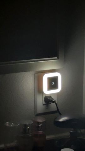 Customer photo for Dusk-to-Dawn LED Plug-In Night Light 20-Pack