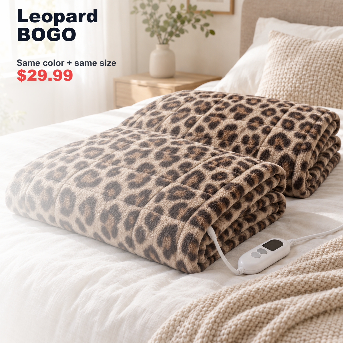 heating pad SKU image for Leopard