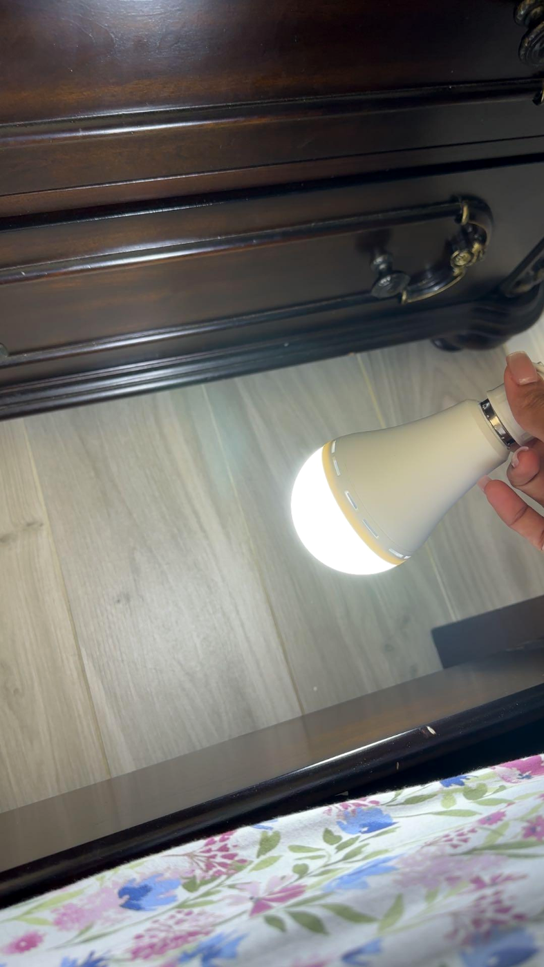 Customer photo for Rechargeable LED Emergency Light Bulbs Bundle