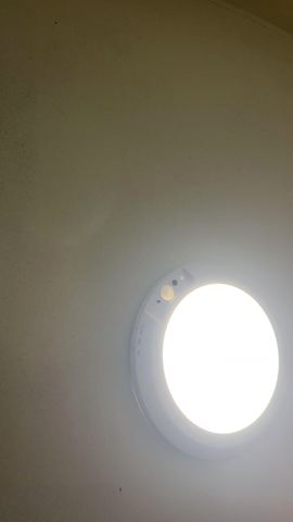 Customer photo for Rechargeable Motion Sensor Ceiling Light Bundle