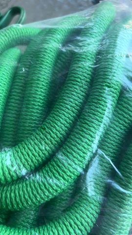 Customer photo for 100FT Heavy Duty Expandable Garden Water Hose 4-Pack
