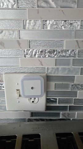 Customer photo for Dusk-to-Dawn LED Plug-In Night Light 20-Pack