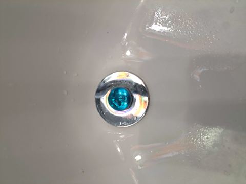 Customer photo for Stainless Steel Pop-Up Bathroom Sink Stopper Bundle