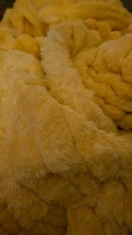 Customer photo for King Channel-Stripe Fleece Blanket Bundles