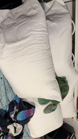 Customer photo for Queen Hotel-Style Pillows