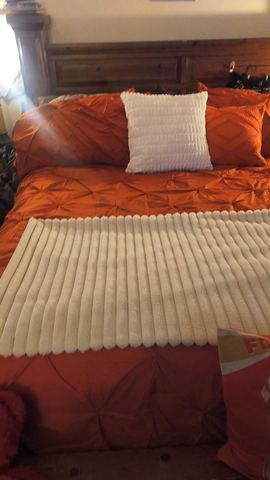 Customer photo for Queen Pintuck 7-Piece Comforter Set