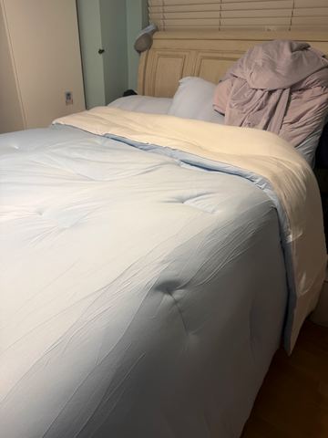 Customer photo for Cooling Puff-Grid Pillow BOGO