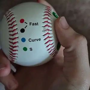 Customer photo for Color-Coded Pitch Training Baseball 50-Pack
